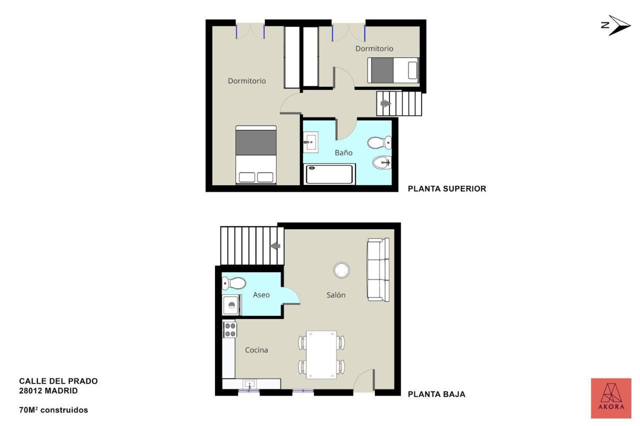 Amazing apartment in Huertas Madrid Esterno foto
